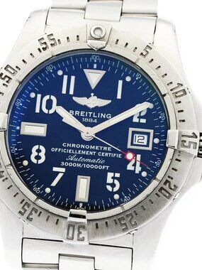 BREITLING Avenger Seawolf A17330 Date black Dial Automatic Men's Watch_951982